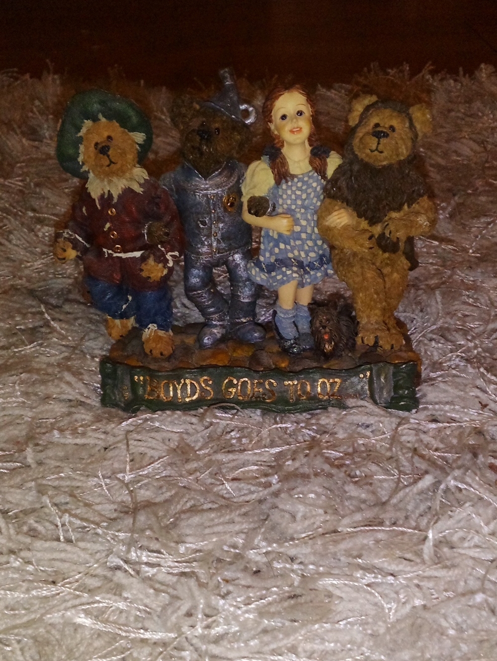 Boyds Bears Dorothy & Companions Figurine - Blue, Brown, Green